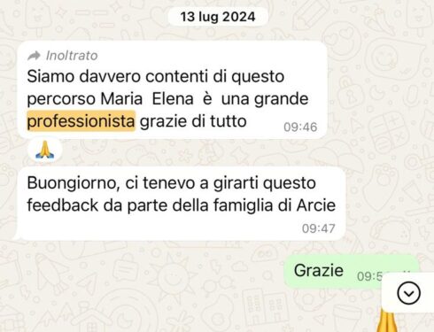 Recensione WhatsApp Weimaraner Archibald - Educatrice cinofila professionale Caiazzo Caserta